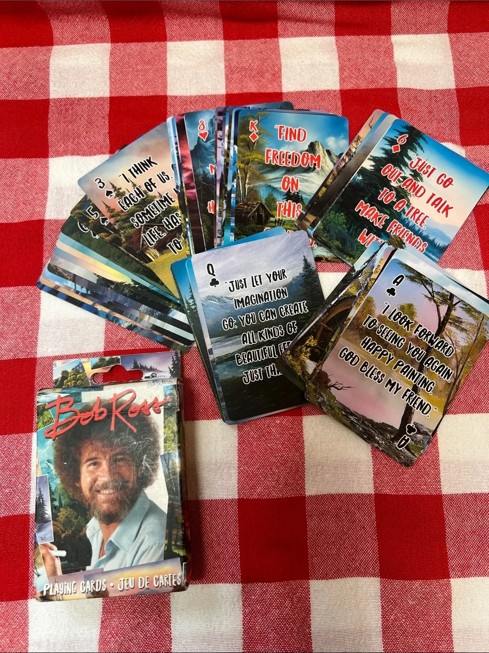 Bob Ross Deck of Playing Cards -